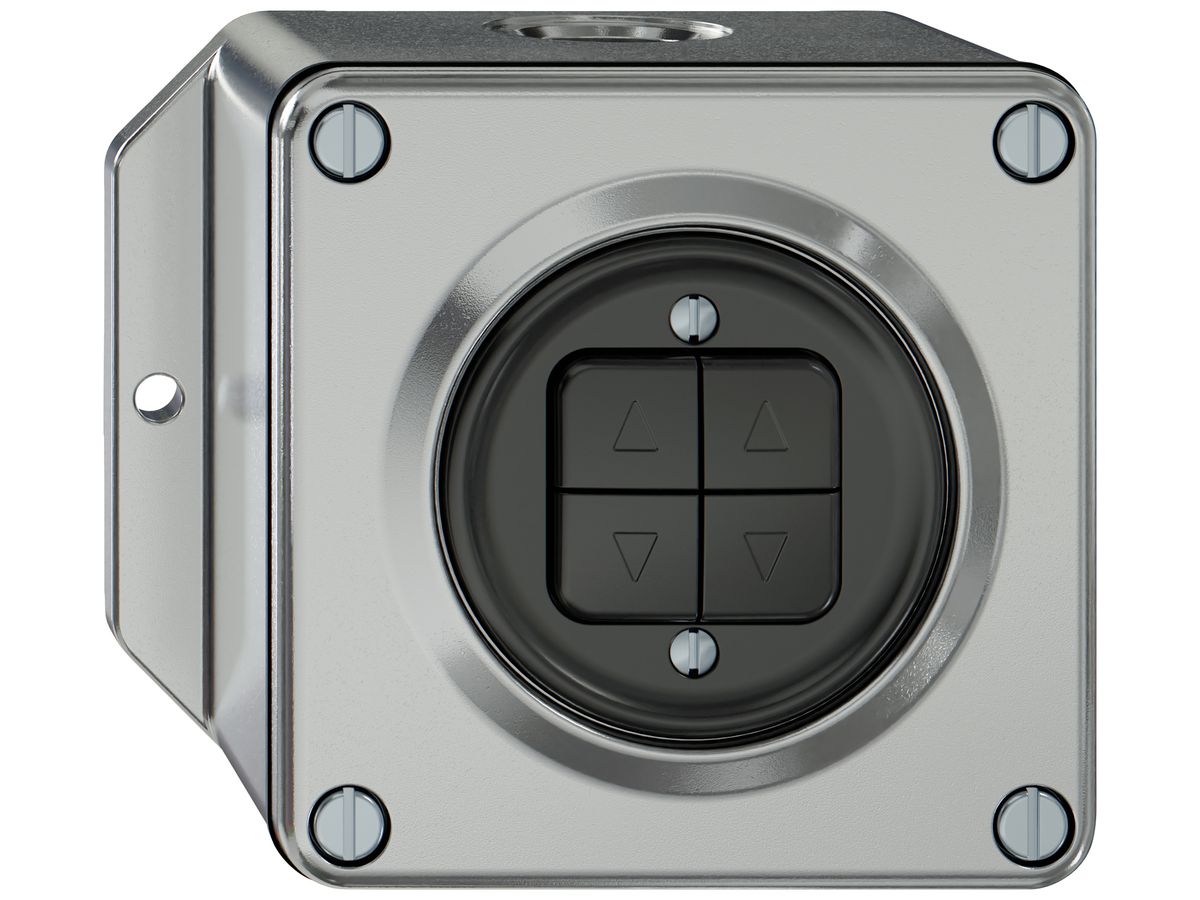 AP-Storentaster ELEMENT 1P 4 Tasten aluminium