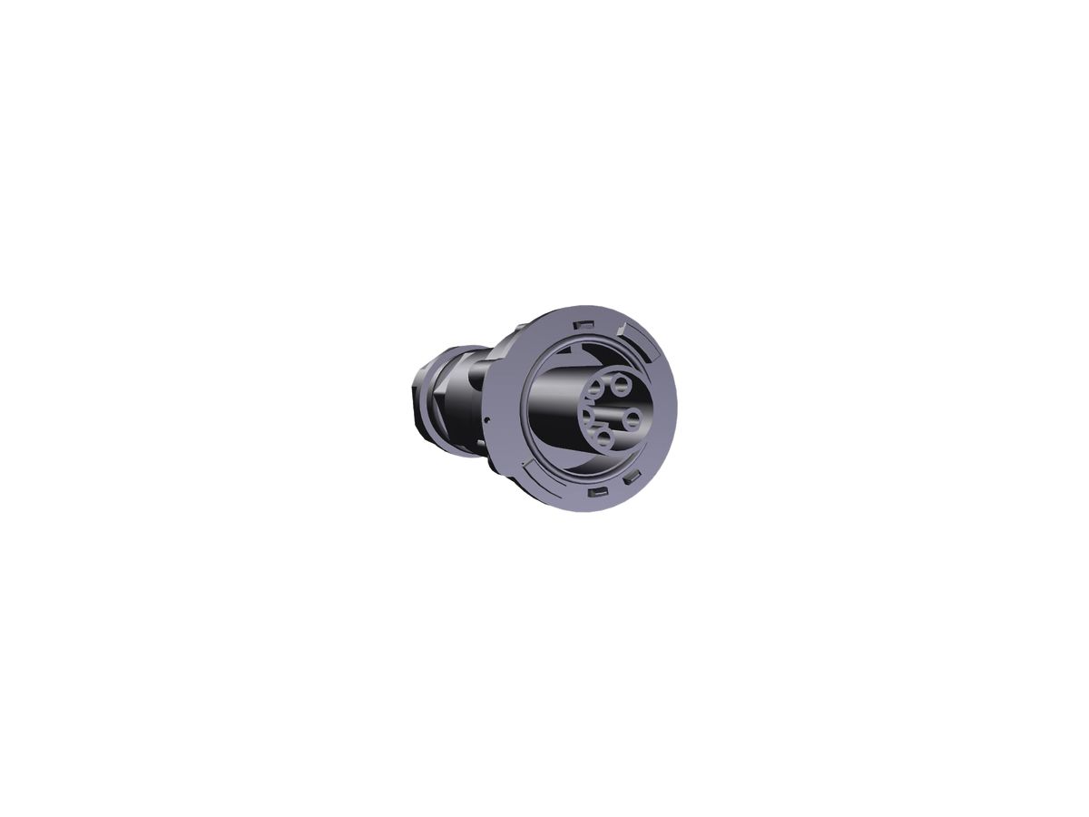 Buchsenteil Wieland 5L 50A schwarz RST 50i5 250/400V 4…6mm² IP65