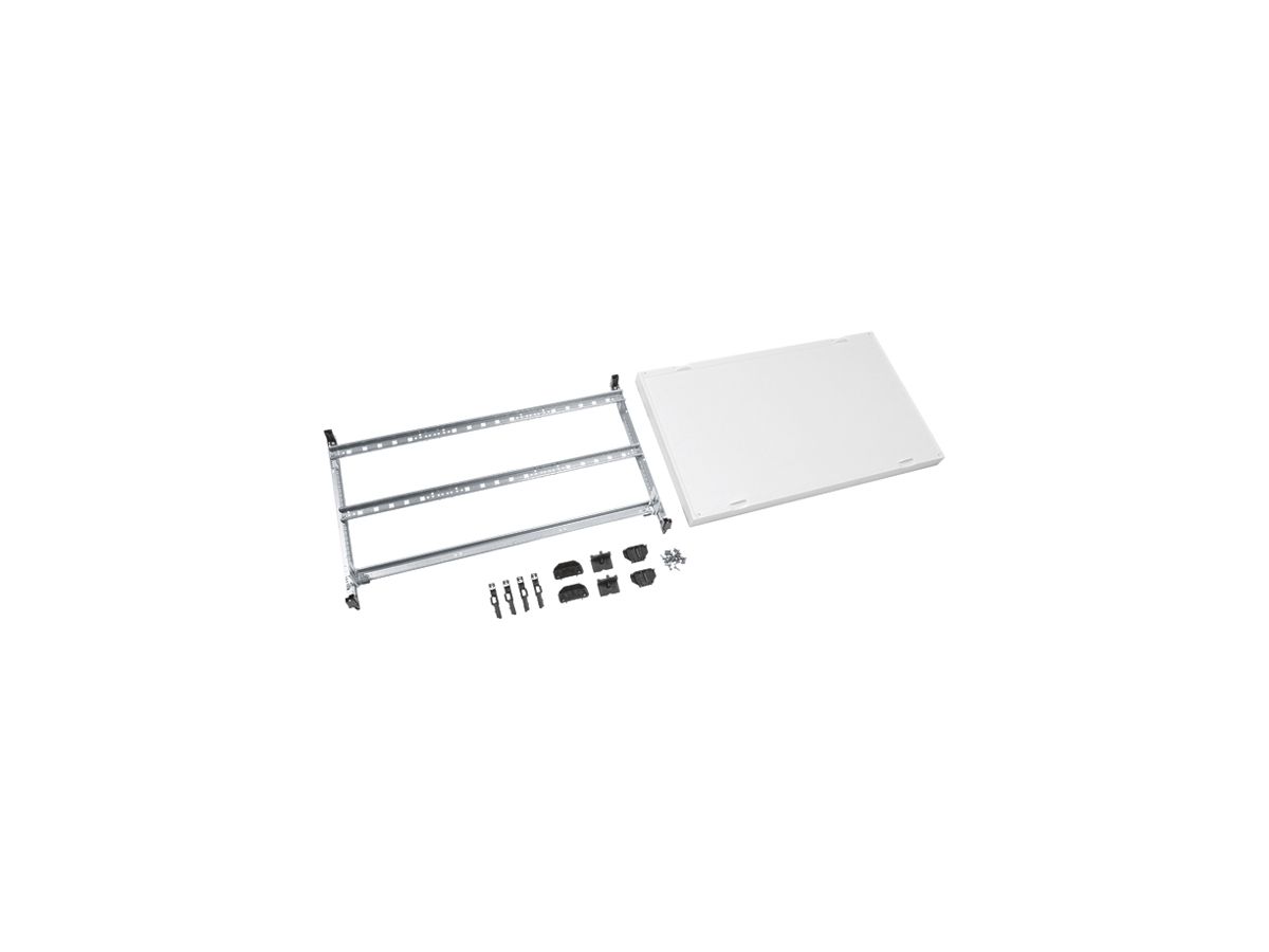 Baustein Hager Univers N 2×DIN-Schienen 150×750×450mm 125mm
