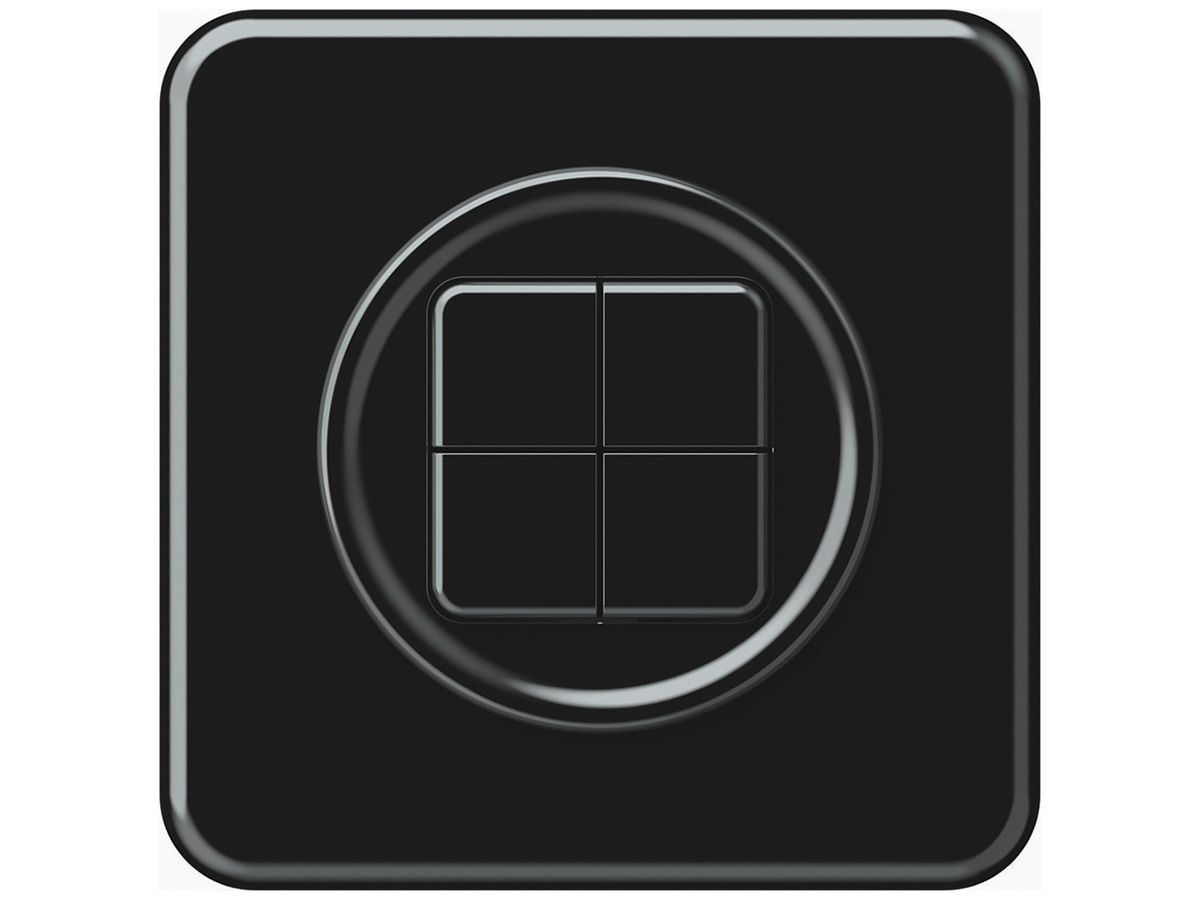UP-Taster KNX origin 4×Tasten schwarz