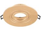 Einbaurahmen SLV NEW TRIA 75 Aluminium Ø110×26mm Messing