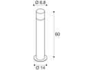 Pollerleuchte SLV GRAFIT round E27 60 11W 600mm IP44 Aluminium anthrazit
