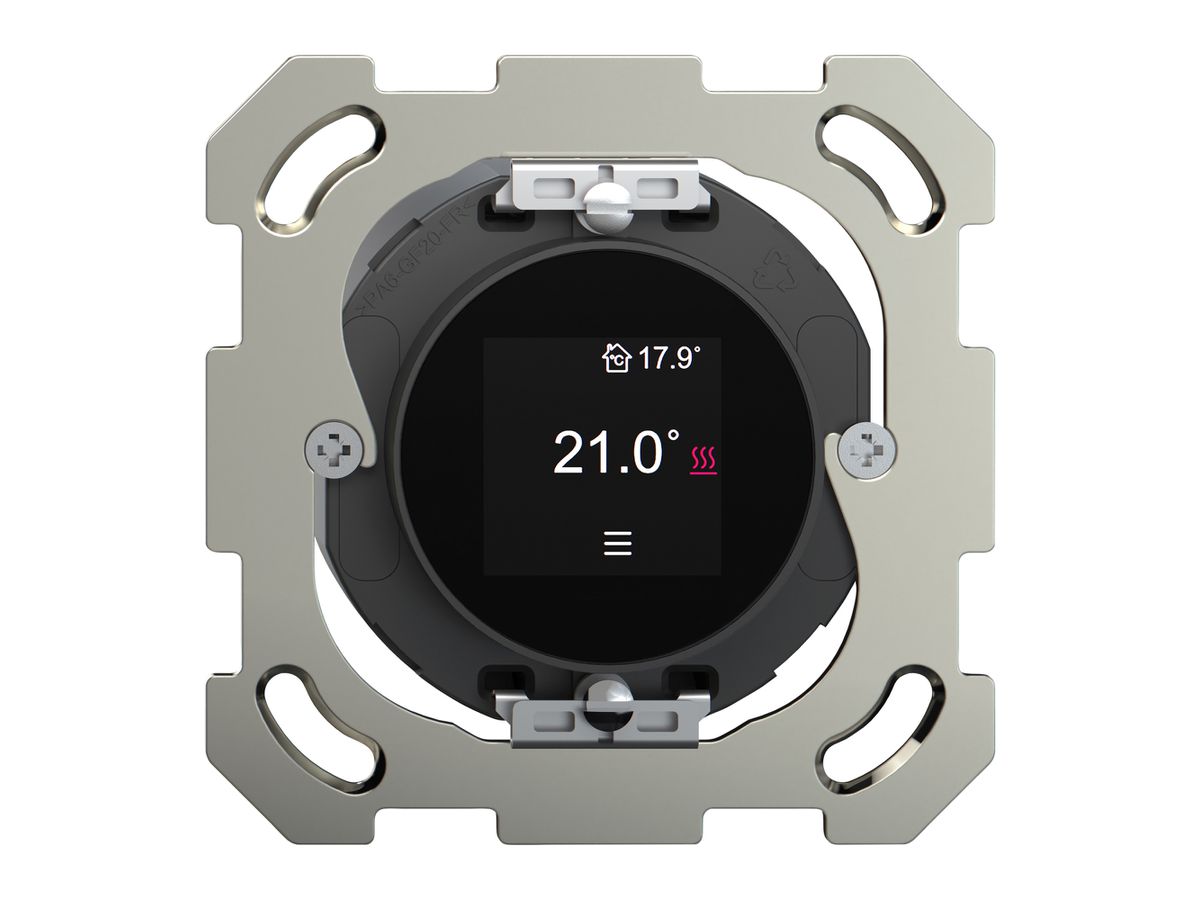 UP-Raumthermostat Feller 230VAC 4…30°C 77×77mm