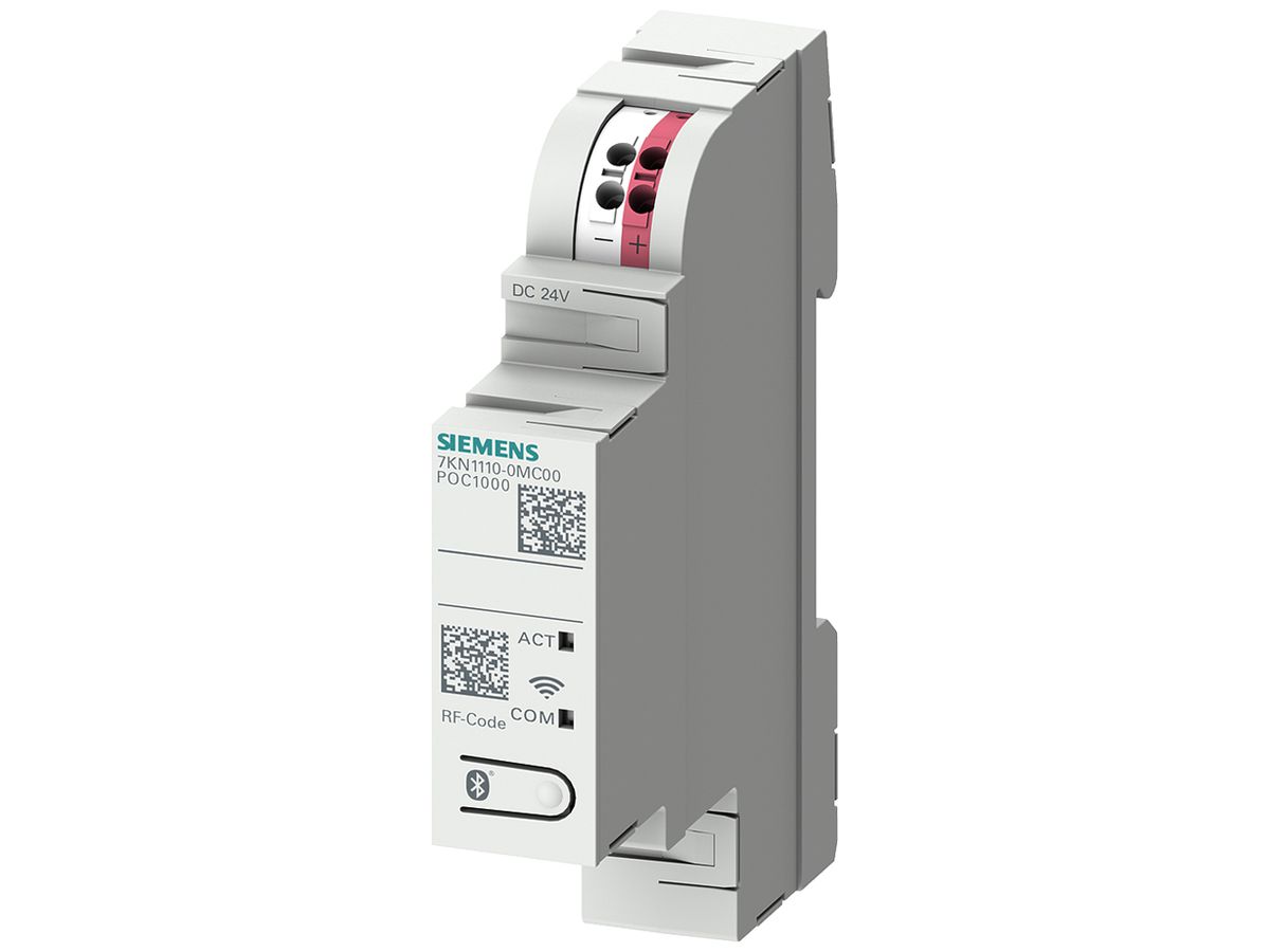 RF-Schnittstelle Siemens SENTRON 7KN Powercenter 1000 ModbusTCP/Bluetooth