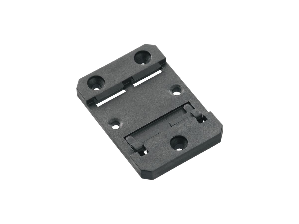 Montageadapter Weidmüller MTA 45 BK für Elektronikgehäuse