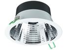 LED-Downlight Philips CoreLine 10.7W 1150lm 840 IP20 60° DALI Ø162 weiss
