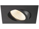 LED-Downlight SLV NEW TRIA UNIVERSAL 68 8.6W 540lm 925/Ø930/940 60° DIM 82×82 sz