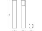 Wegeleuchte Philips Bridge E27 1×42W 800mm IP44 anthrazit