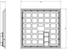 LED-Panelleuchte CoreLine RC133V cenbat 30W 3400lm 830 DALI 0.62×0.62m weiss