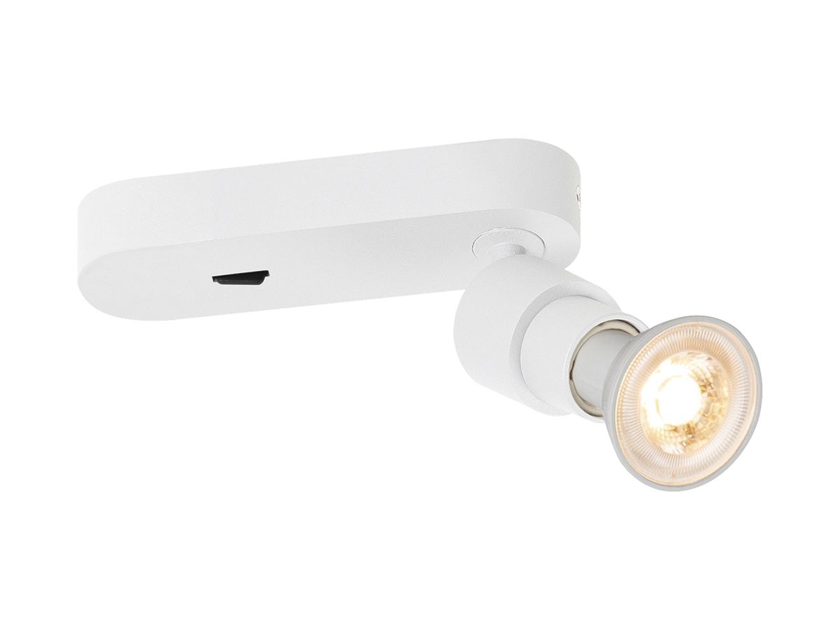 Spot SLV PURI 2.0 Basic CW GU10 1×6W DIM 150×42×80mm weiss