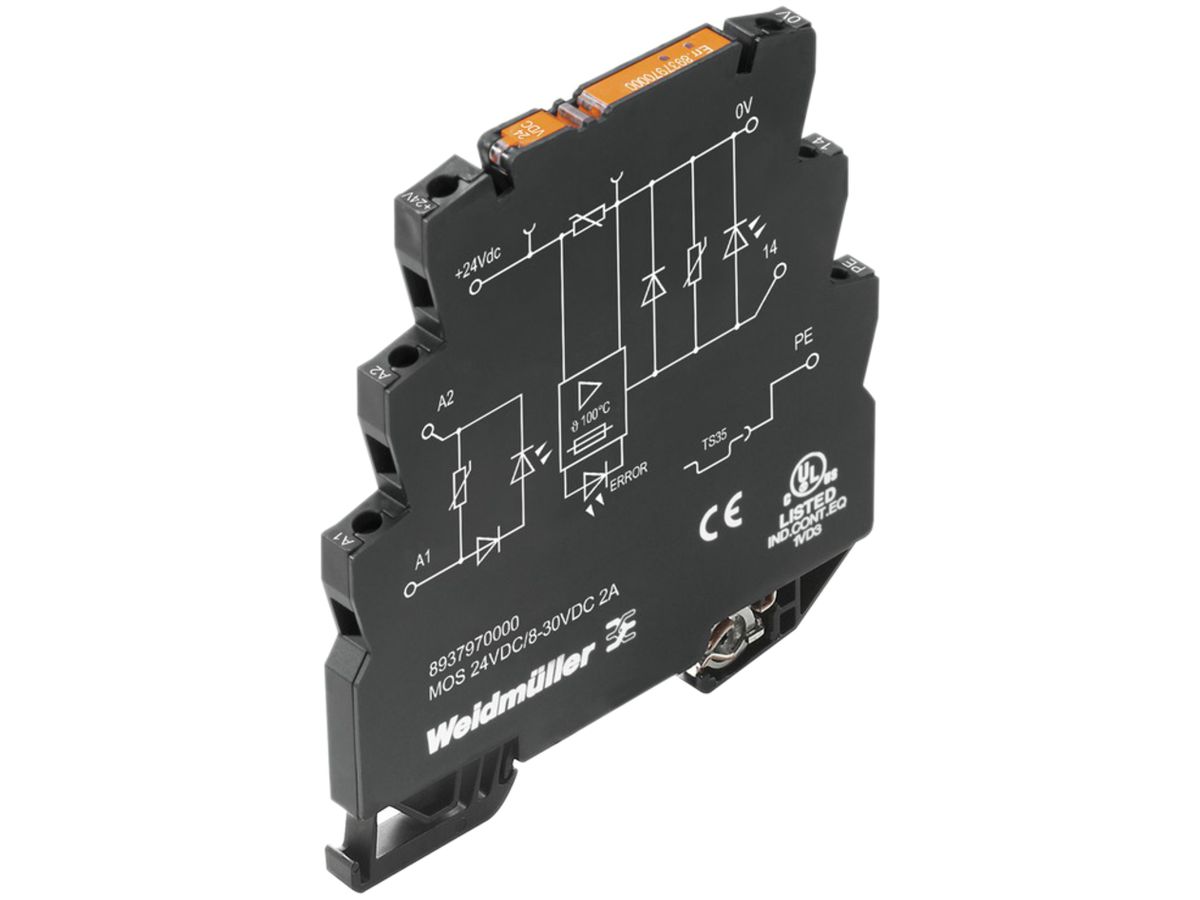Halbleiterrelais Weidmüller MOS 24VDC 1S MOS-FET 8…30VDC 2A