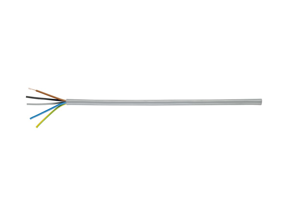 Kabel Td 4×1.5mm² 2LNPE halogenfrei hellgrau Cca
