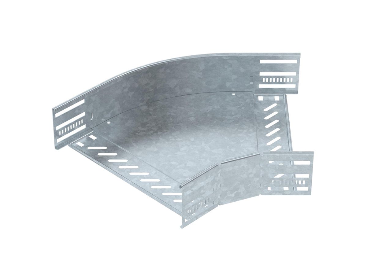 Bogen BET RB 45° 85×300mm Stahl feuerverzinkt
