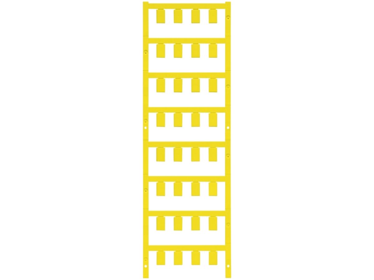 Leitermarkierer Weidmüller MultiCard VT SF für Ø4.7…7.4mm 12×7.4mm PA66 gelb