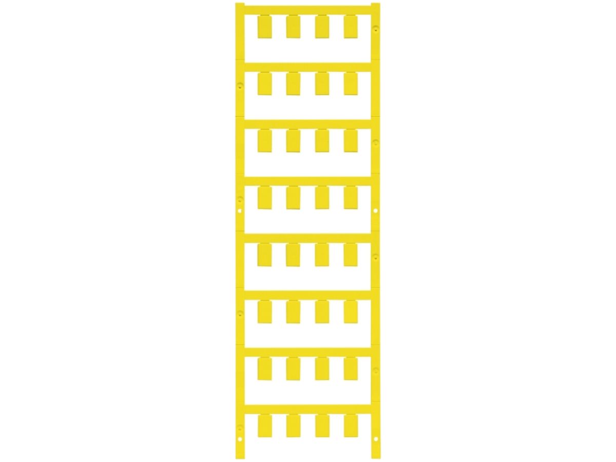 Leitermarkierer Weidmüller MultiCard VT SF für Ø4.7…7.4mm 12×7.4mm PA66 gelb