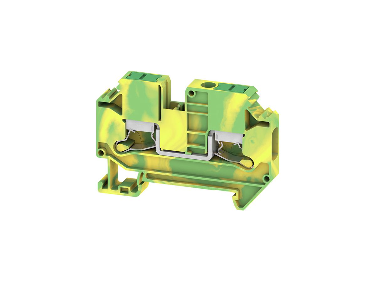 Schutzleiter-Reihenklemme WM SL2C 0.5…10mm² Snap-in TH35 gn/gb