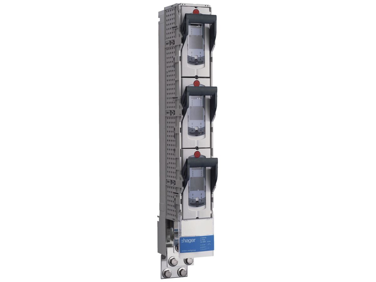 NH-Lastschaltleiste Hager LV NH3 3P 910A 400V 50kA Schraubanschluss