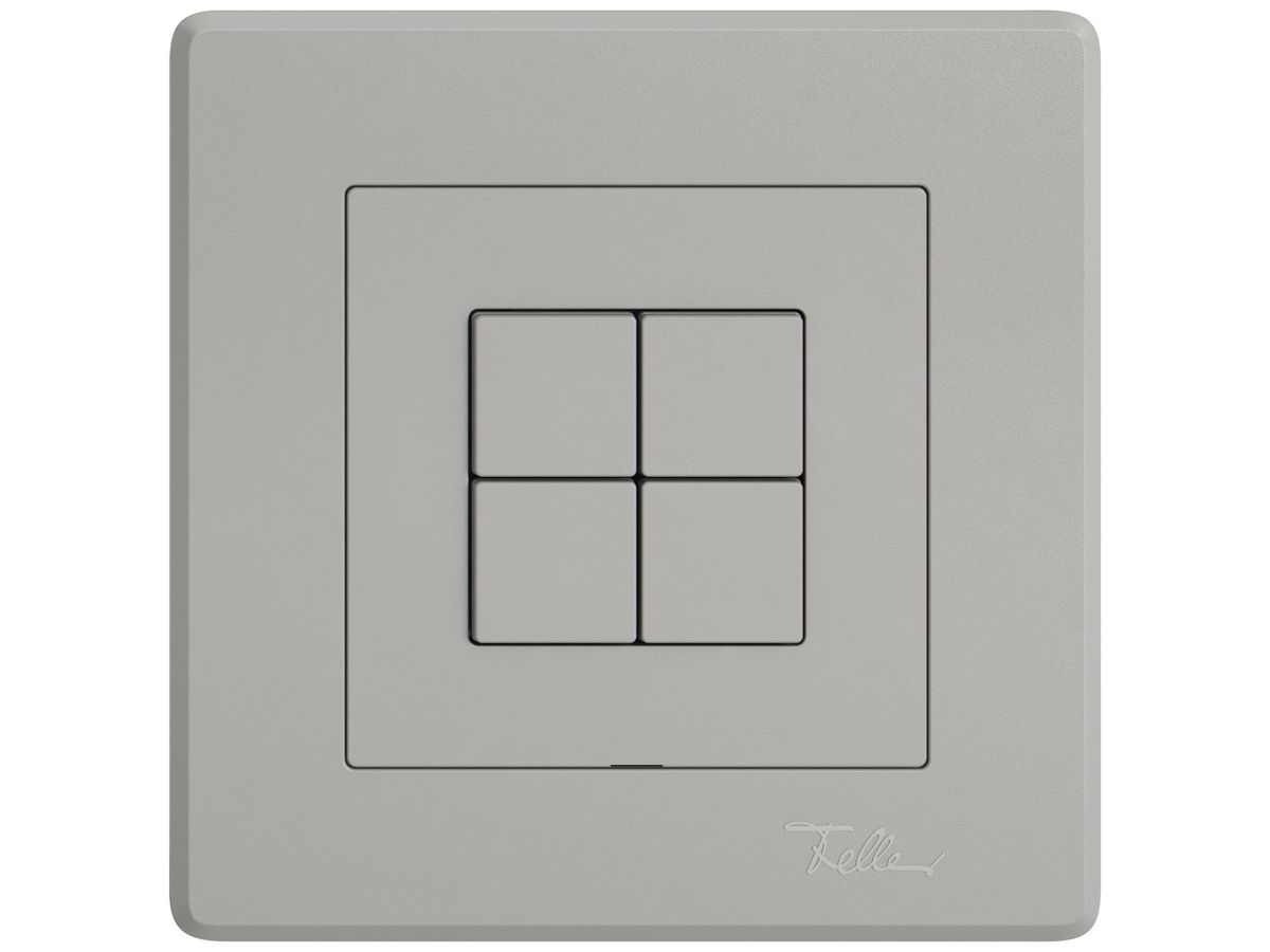 UP-Taster KNX RGB EDIZIO.liv KNX Pro SNAPFIX® 4T 4B LED hgu
