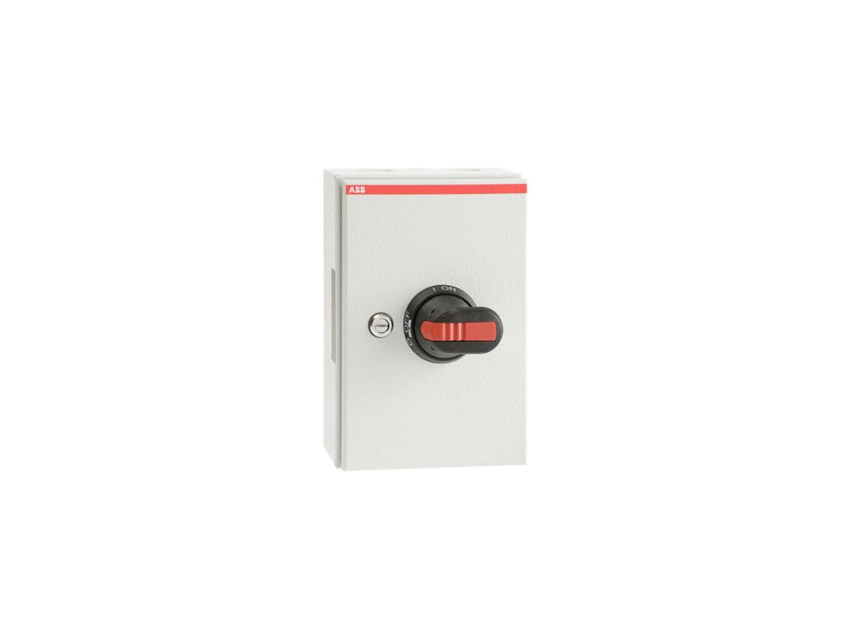 AP-Sicherheitsschalter ABB 4-polig 63 A 400V hellgrau/schwarz
