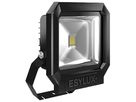 LED-Strahler ESYLUX OFL SUN, 30W 3000K 2400lm 227×86×252mm IP65, schwarz
