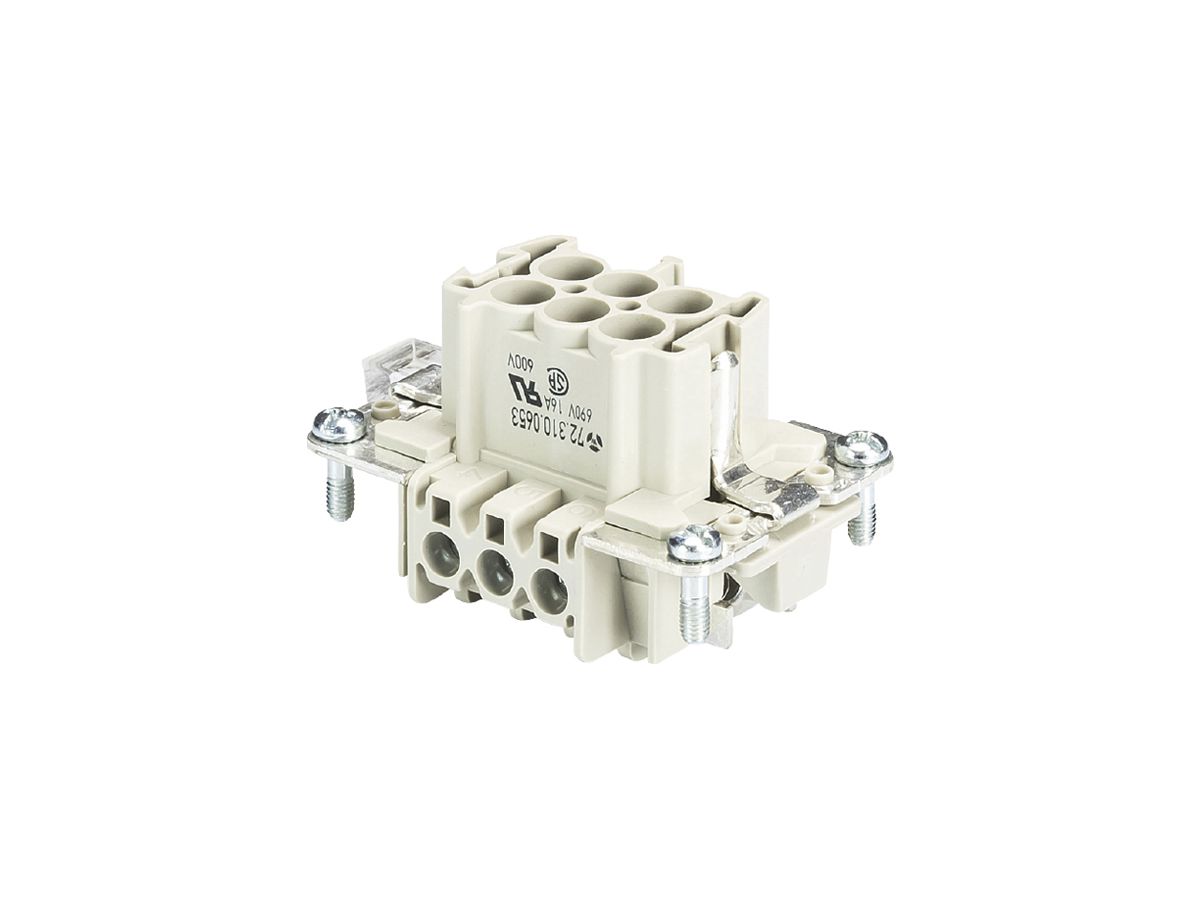 Steckereinsatz Wieland Electric revos BAS STS 6 2,5 69 4 16A 690V 0.5…2.5mm²