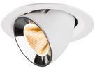 LED-Downlight SLV NUMINOS GIMBLE M 12W 1700lm 2700K NB DALI Ø120 ws/cr