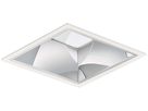EB-LED-Deckenleuchte LuxSpace Compact Square DN572B LED20S/840 POE C WH