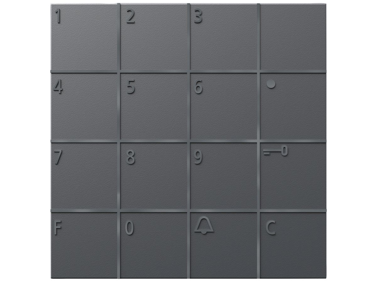 Tastatur-Modul Siedle systemunabhängig 12V AC grau