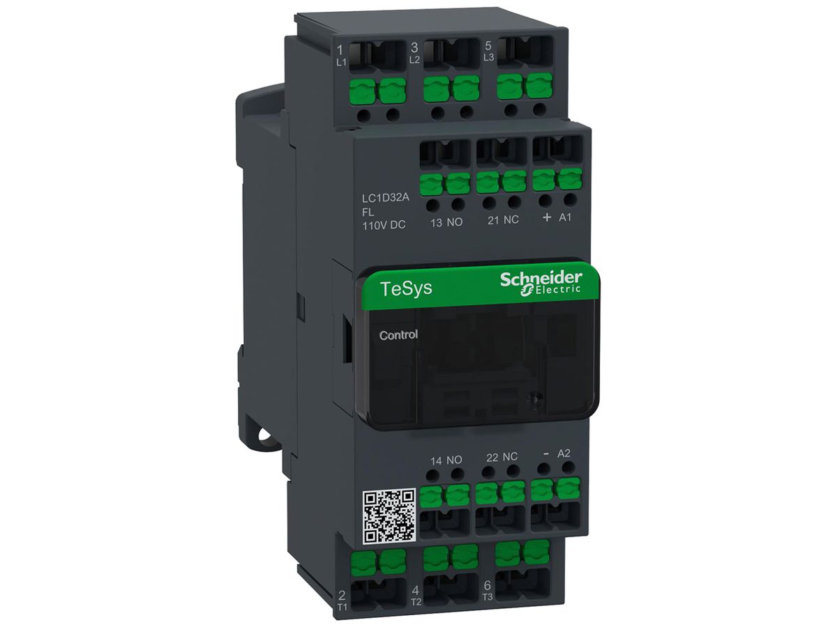 Leistungsschütz TeSys 110VDC 3NO 50A 32A 1NO 1NC