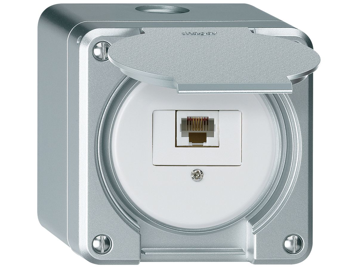 AP-Anschlussdose robusto IP55 aluminium 1×RJ45/u