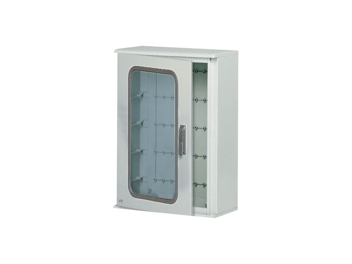 Wandgehäuse Hager Orion.Plus m.Tür 111 Module 3-Reihen 37TE 850×550×300mm gu