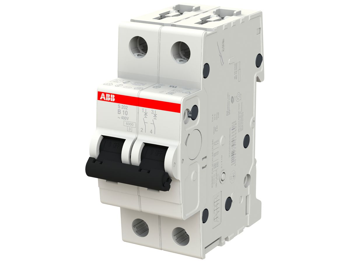 Leitungsschutzschalter ABB S202-B10 10A B 6kA