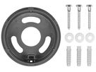 Bodenplatte ESYLUX ALVA BL 940/170 BASE PLATE anthrazit