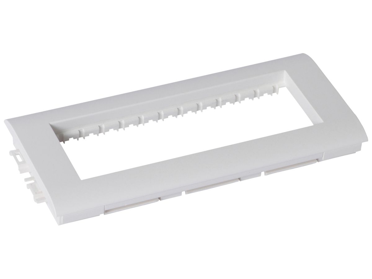 Modulträger Mosaic 1×6 horizontal 80×78mm weiss matt