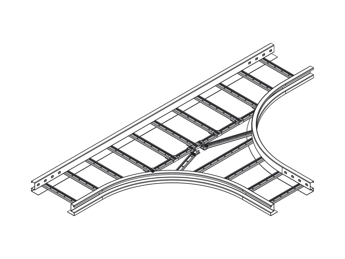 T-Stück Lanz für Weitspann-Multibahn 300×60mm ZMA