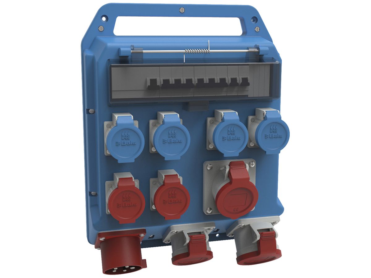 Stromverteiler Bals EVKB 50/32A 4×T23 2×T25 2×CEE16 1×CEE32 1×FI 3×LS