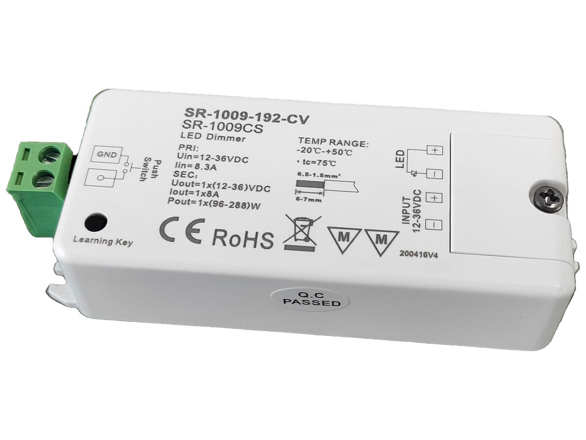 LED-Betriebsgerät SUNRICHER SR-1009 0…1152W OUT:12…36V 0…8000mA RF