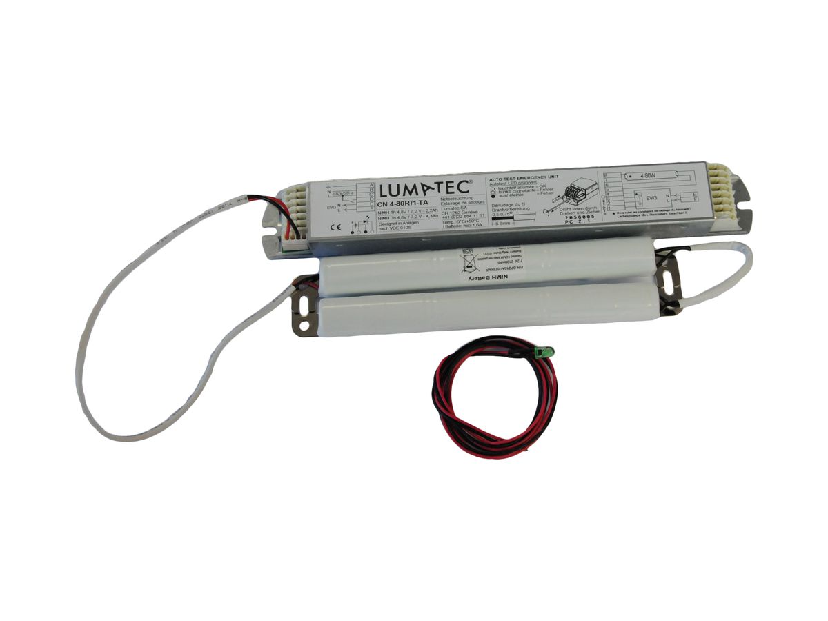 Notlichtelement-Set Lumatec CN4-80R-TA-1H