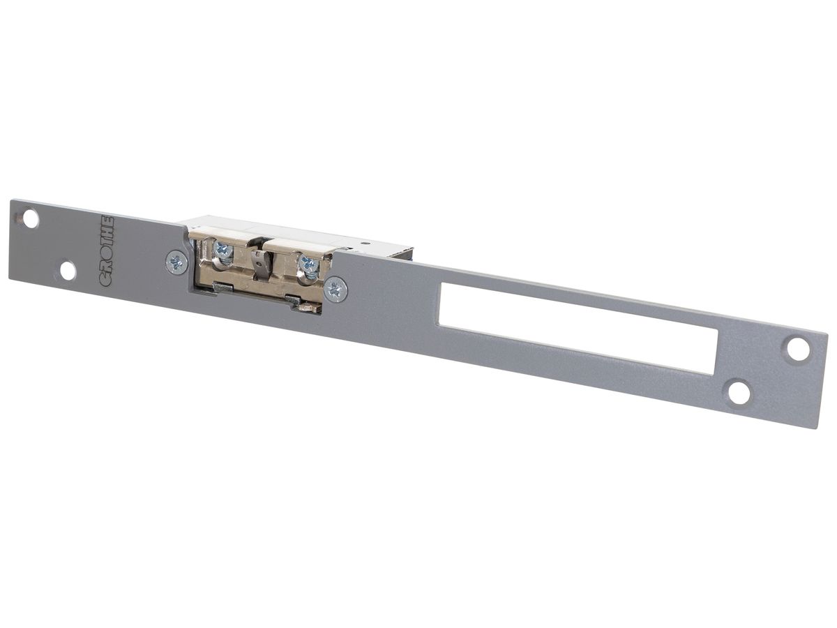 Türöffner Grothe TO 2055 Standardfalle links 10…24V 250×25×3mm Silber