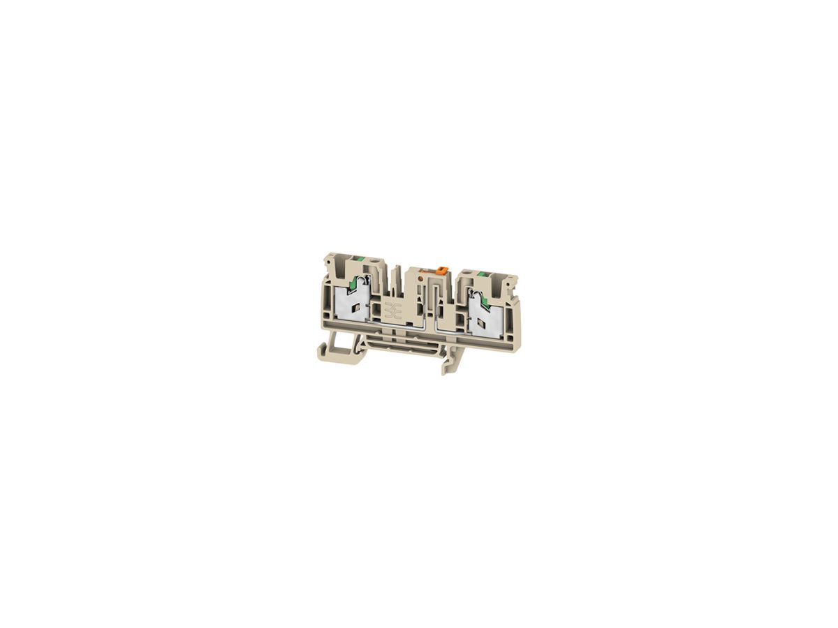 Messtrenn-Reihenklemme WM SDT 2C 0.75…4mm² 20A/500V Snap-in TH35 be