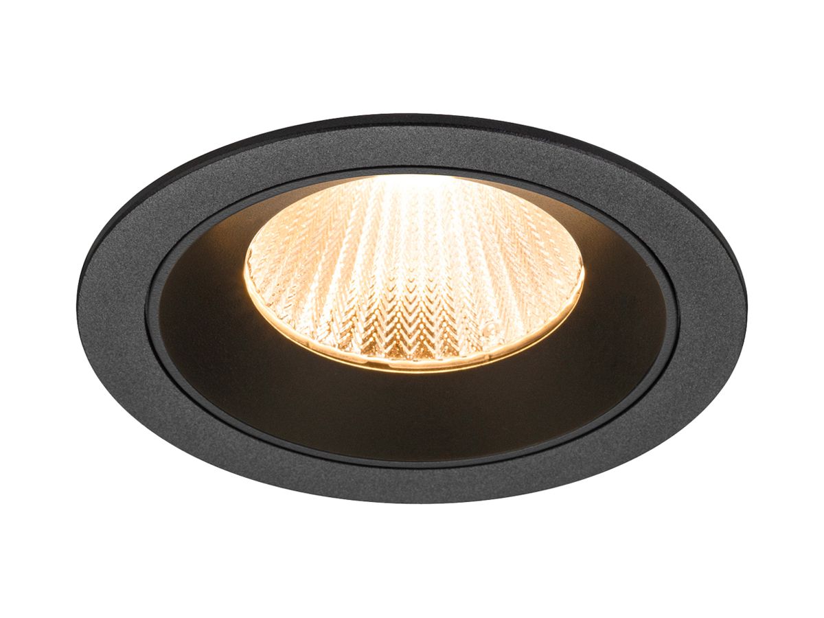 EB-LED-Deckenleuchte SLV NUMINOS L 17W 2400lm 2700K MB DALI DIM Ø130×85mm sz