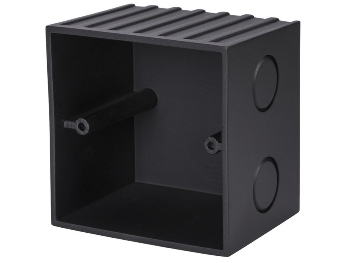 Einlassgehäuse SLV für EB-Wandleuchte MOBALA, 80×80×60mm, schwarz