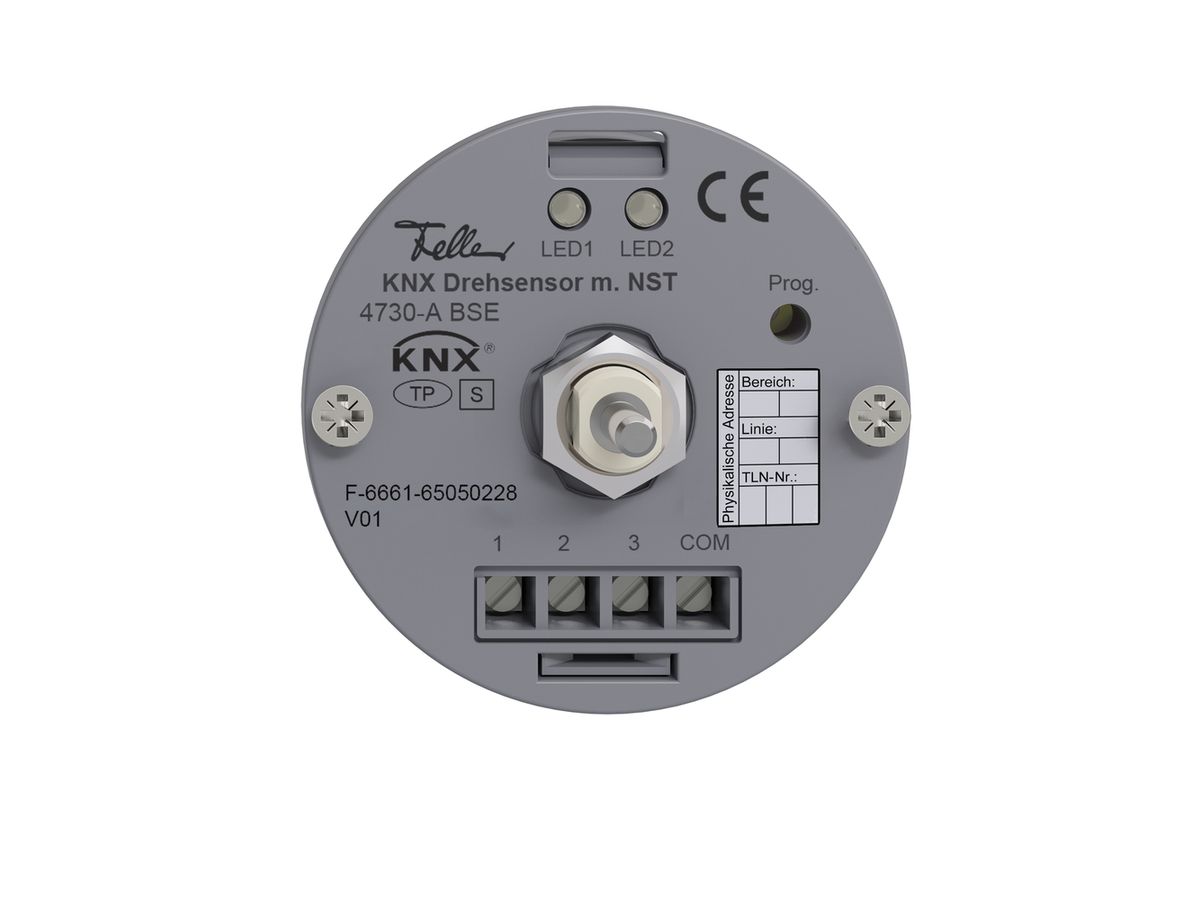 Drehsensor FH KNX BSE, 21…30VDC, SELV, Stromaufnahme max. 12.5mA