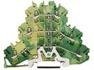 Dreistockklemme WAGO TOPJOB S PE 2.5mm² grün/gelb