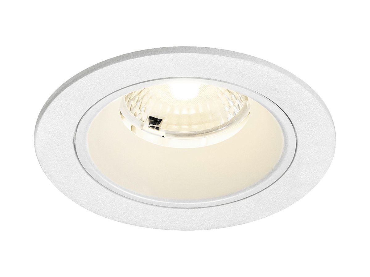 EB-LED-Deckenleuchte SLV NUMINOS S 6.7W 1050lm 4000K MB DALI DIM Ø80×52mm ws