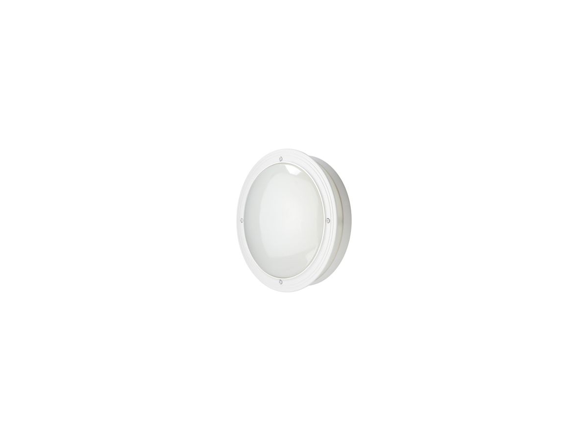 LED-Anbauleuchte SG Piano 14W 1500lm 830 IP65 DIM dir./ind.Ø340 weiss