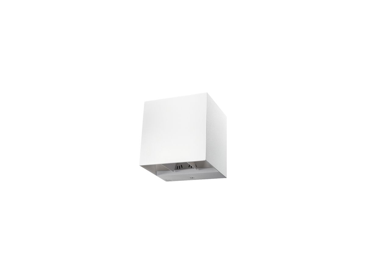 LED-Wandleuchte SG Artes 8W 480lm 830 IP65 DIM dir./indir.120×120mm weiss