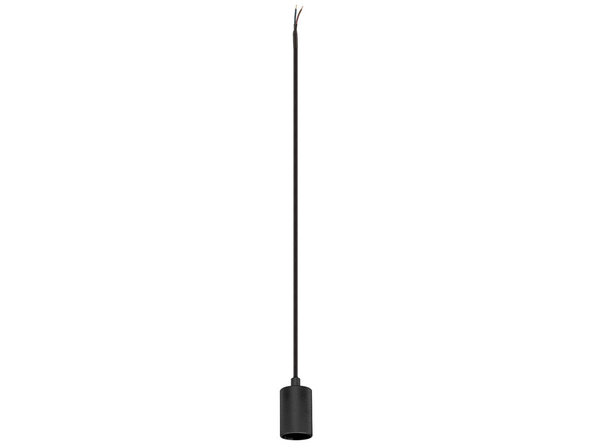 Pendelleuchte SLV FITU PD E27 1×15W DIM Ø45mm schwarz