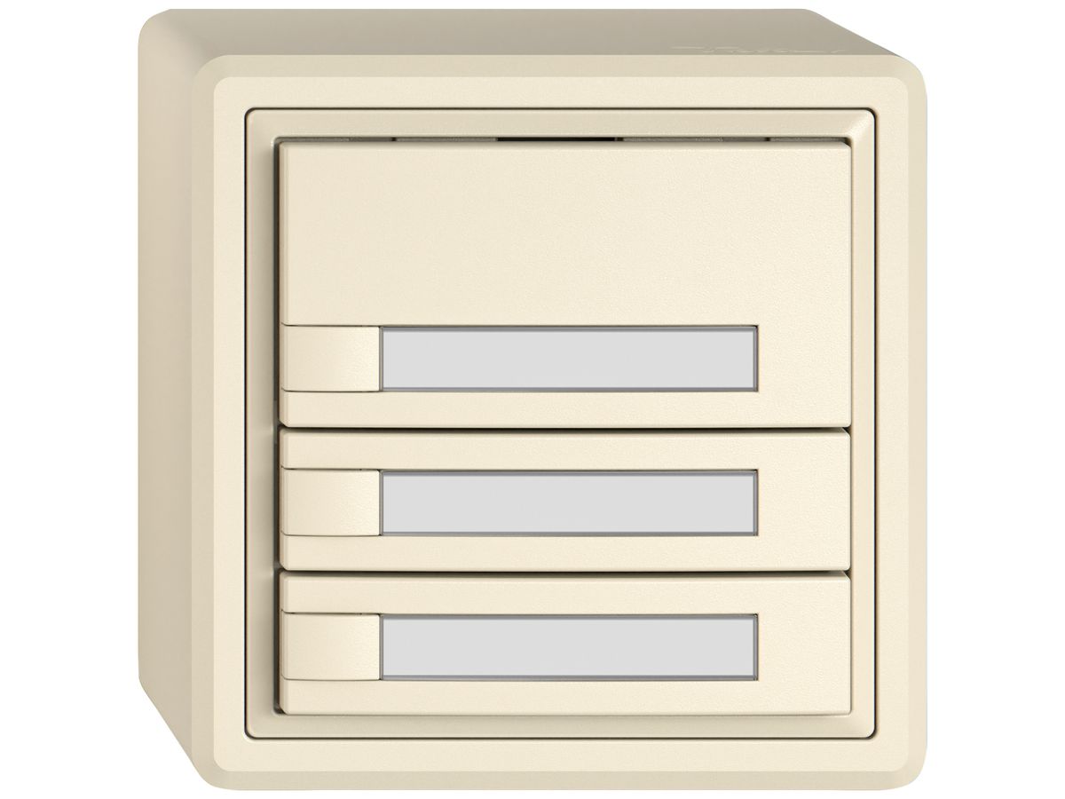 AP-KNX-Taster RGB EDIZIO.liv SNAPFIX® Temperaturfüh.o.LED Pap.3×T 1-Tbed.cr