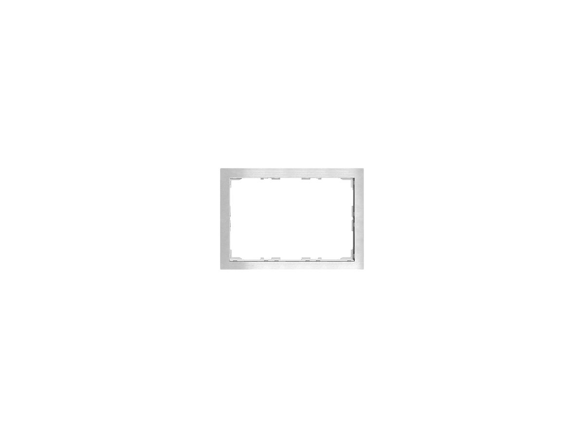 Abdeckrahmen 2×3 Touchpanel II KNX EDIZIOdue Chromstahl geschl.